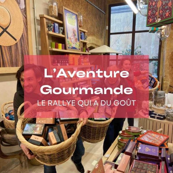 Rallye gourmand, une équipe embarque des dégustations dans une épicerie.