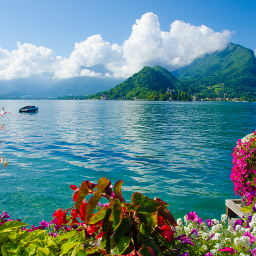 Photo représentant le lac d'Annecy