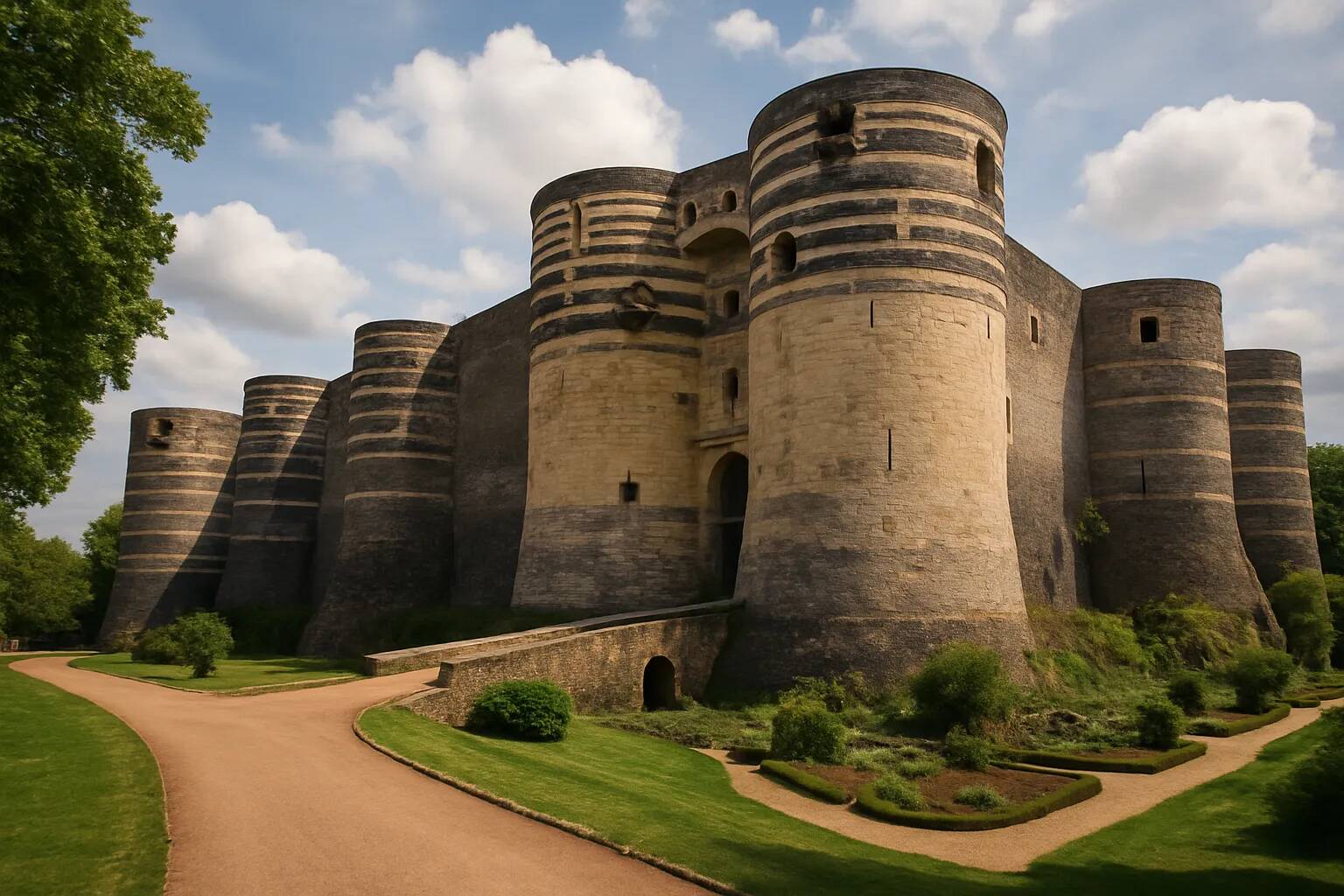 Illustration du château de Angers