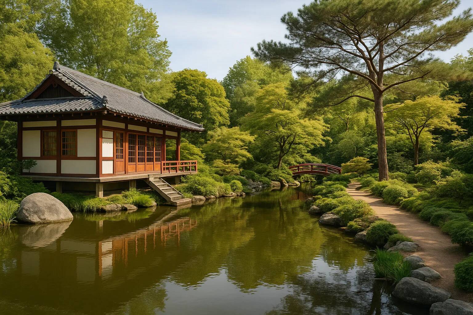 Photo de l'île de Versailles à Nantes