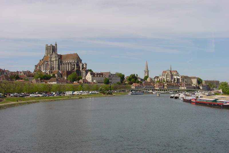 Les bords de l'Yonne à Auxerre