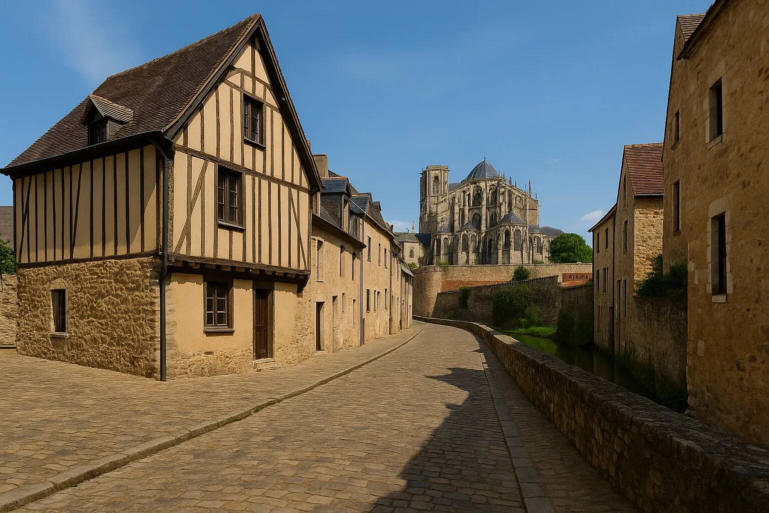 Photo de la cité Plantegenet au Mans