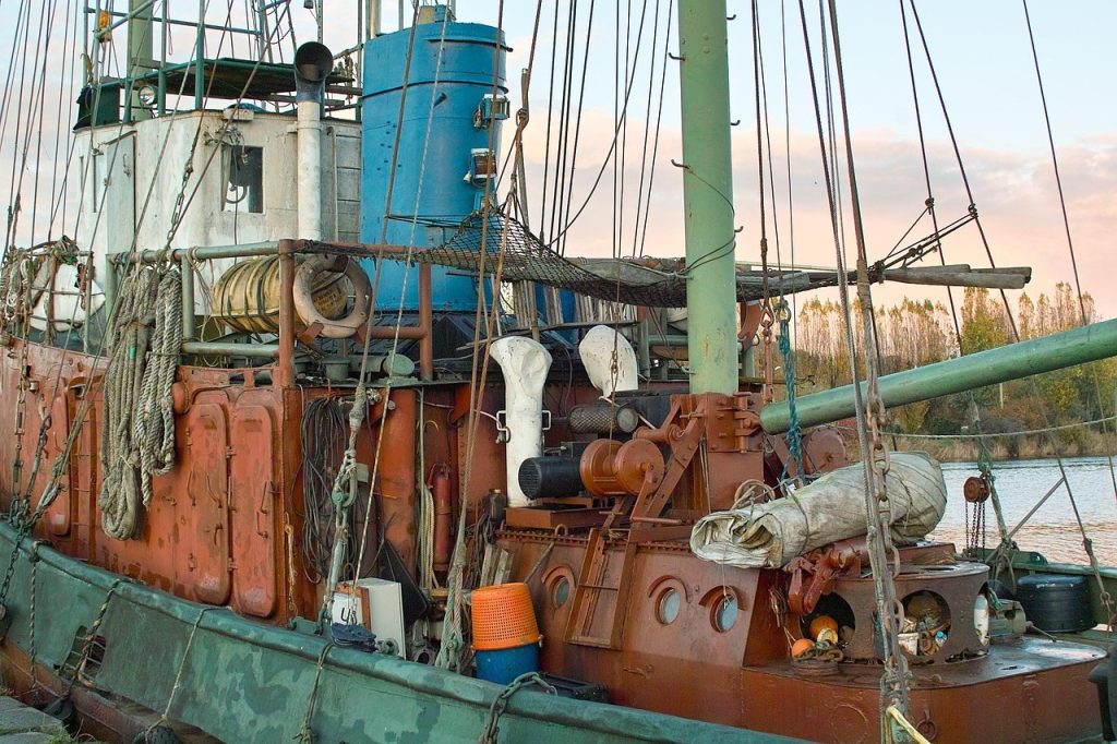 Vieux remorqueur, Port, Caen