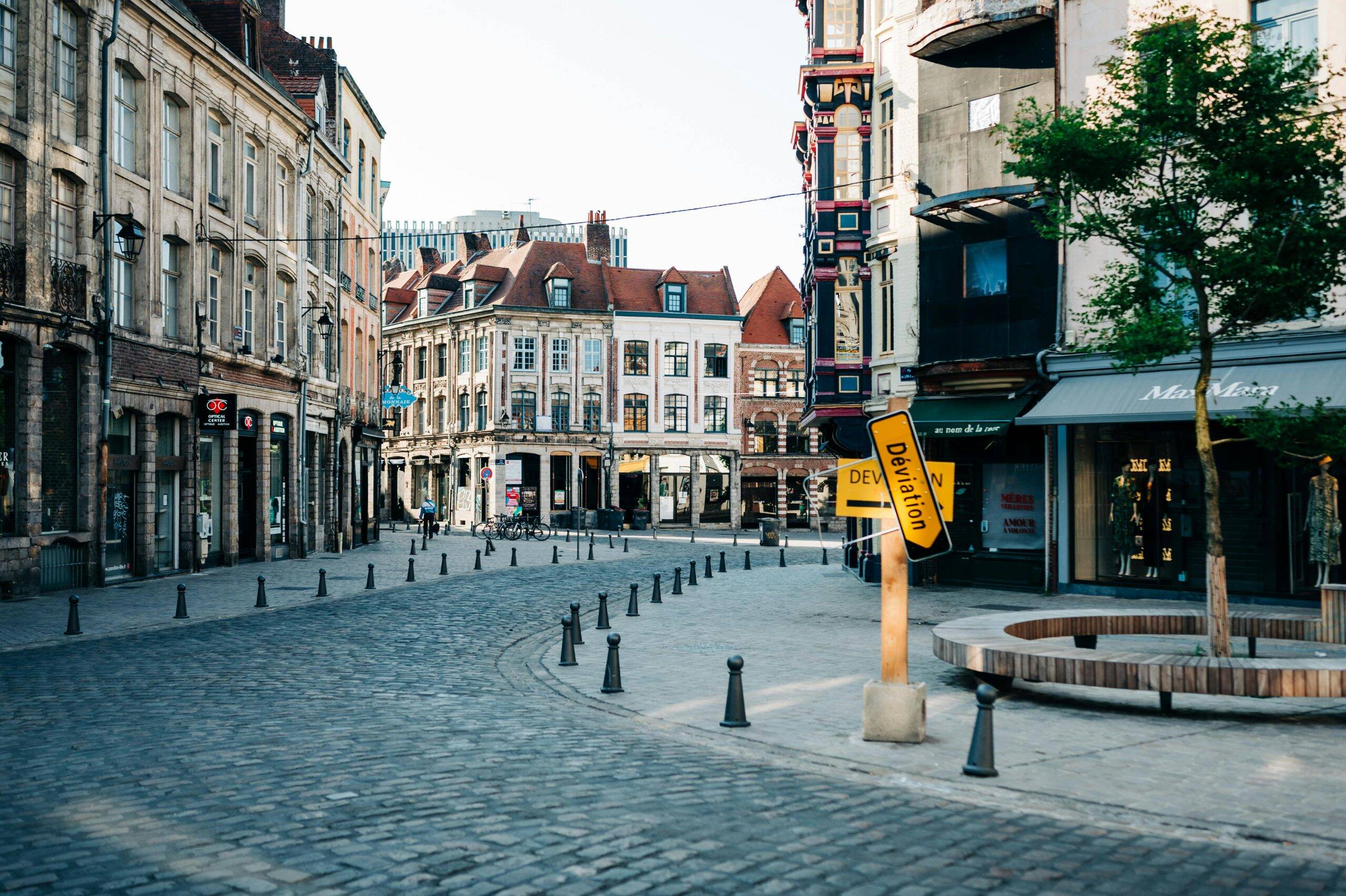 Photos d'une rue dans le Vieux Lille