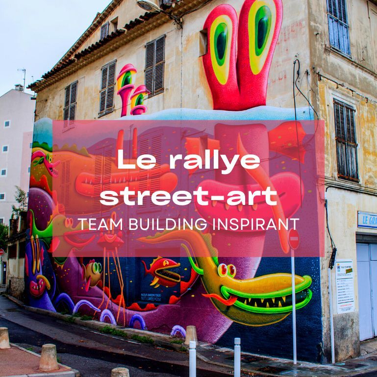 Activité de team building rallye street-art