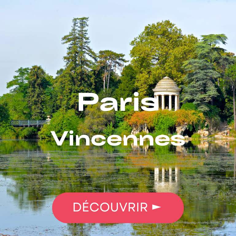 Explorez le bois de Vincennes, l'un des plus grands espaces verts de la capitale, parfait pour des promenades, du vélo ou des pique-niques en famille.